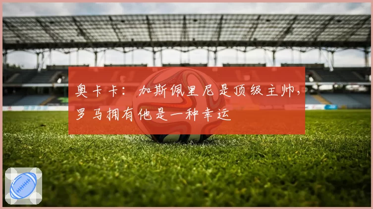 奥卡卡:加斯佩里尼是顶级主帅,罗马拥有他是一种幸运